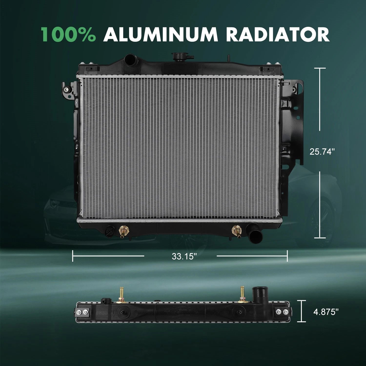 Aluminum Radiator for Dodge Dakota (1992–1995)