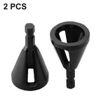 Deburring External Chamfer Tool Drill Bit Set for Universal Use (2 Pack)