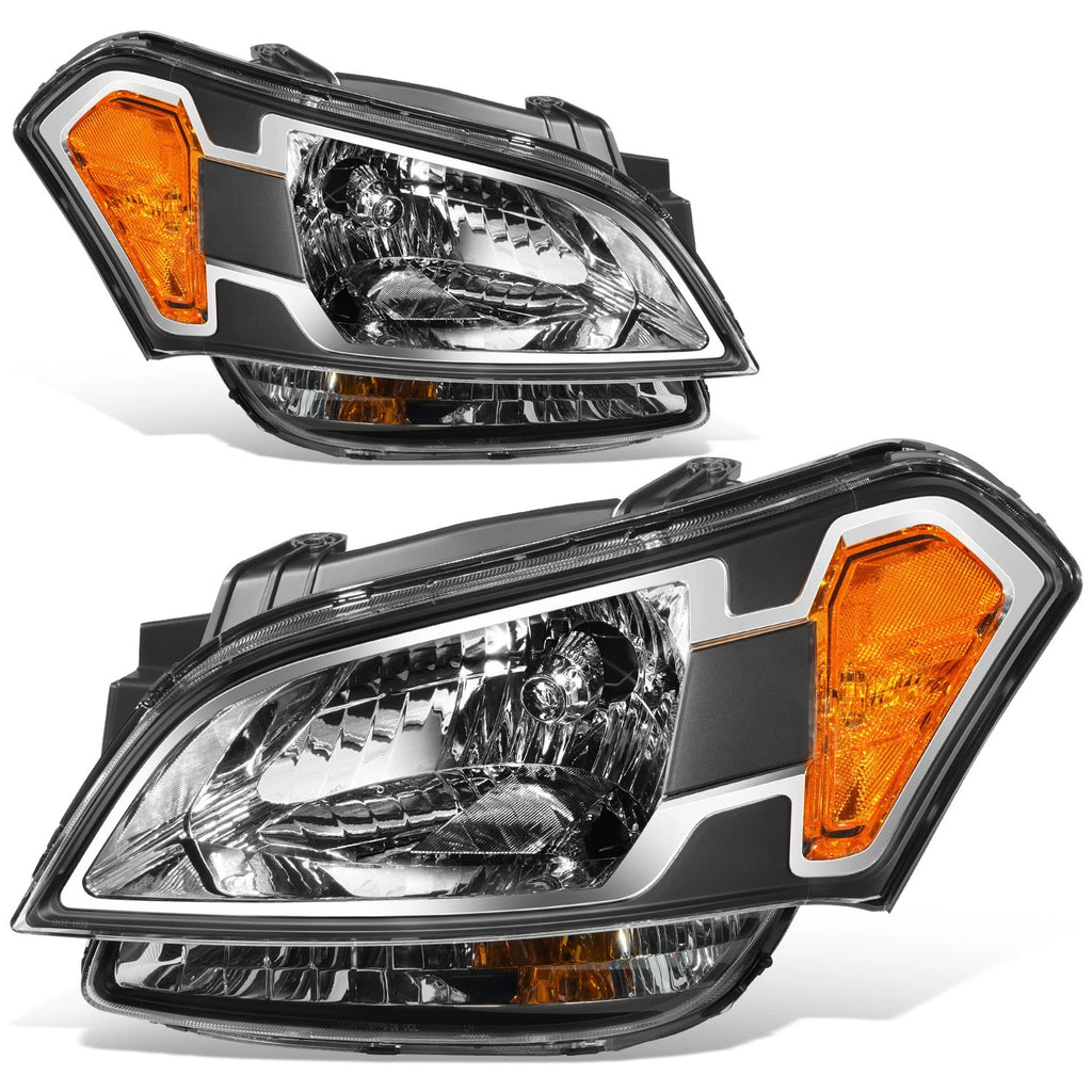Headlights for Kia Soul (2010–2011) - Black Housing Amber Corner Reflector