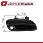 Exterior Door Handle for Hyundai Elantra Front Right Black (2011-2016)