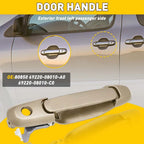 Front Left Driver Exterior Door Handle for Toyota Sienna (1998–2003) Beige