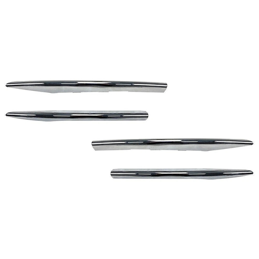 Chrome Front Fog Light Trim Cover for Mercedes Benz E Class W213 (2017–2023)