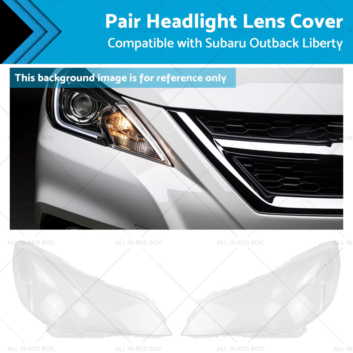 Headlight Lens Covers for Subaru Outback Liberty (2010–2014)