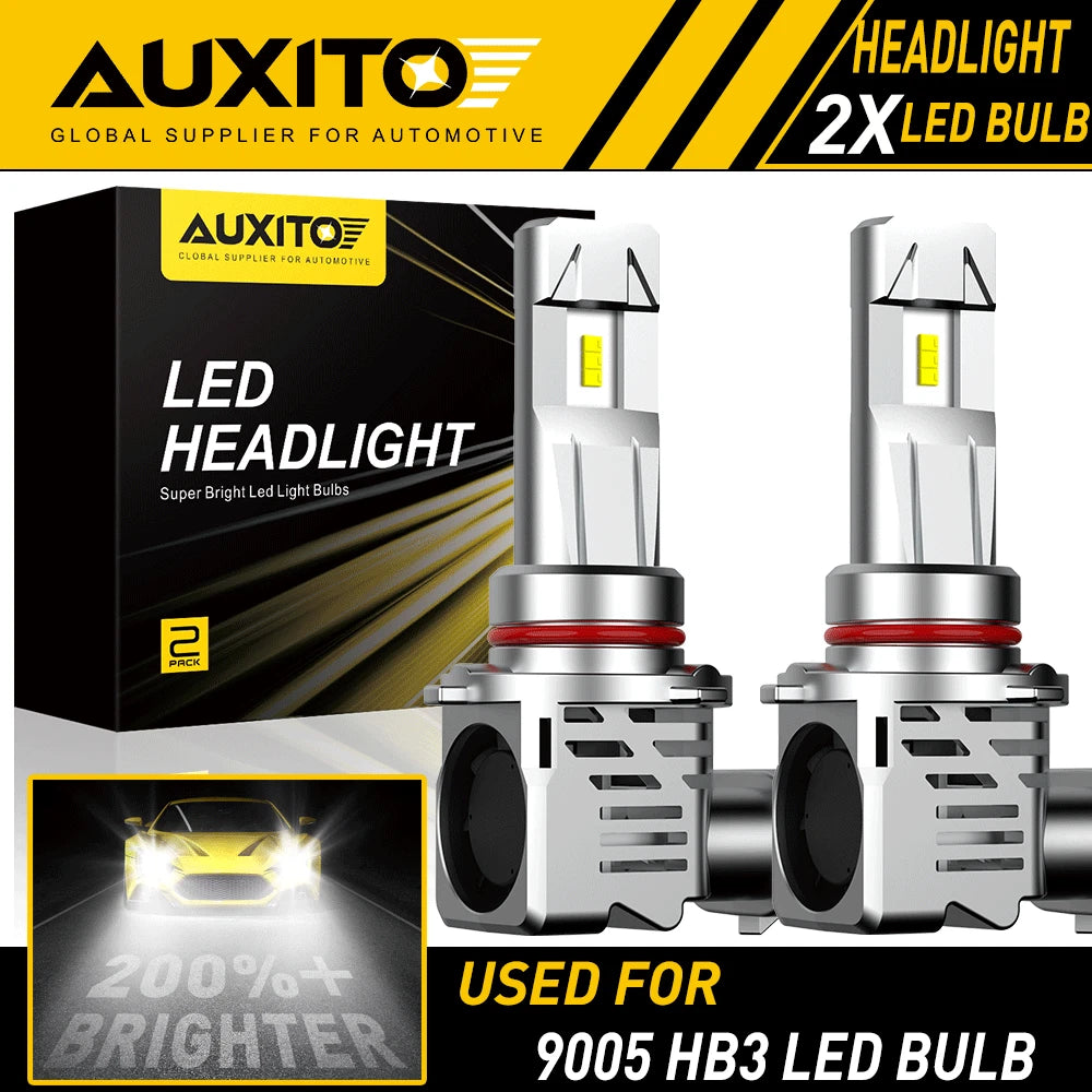AUXITO 9005 HB3 LED Headlight Kit for Jeep Commander (2006–2010), Compass (2011–2013)