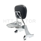 Detachable Sissy Bar Backrest w/ Luggage Rack for Sportster XL883 (2004–2016)