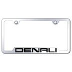 Mirrored Cut-Out License Plate Frame - Officially Licensed for GMC Denali