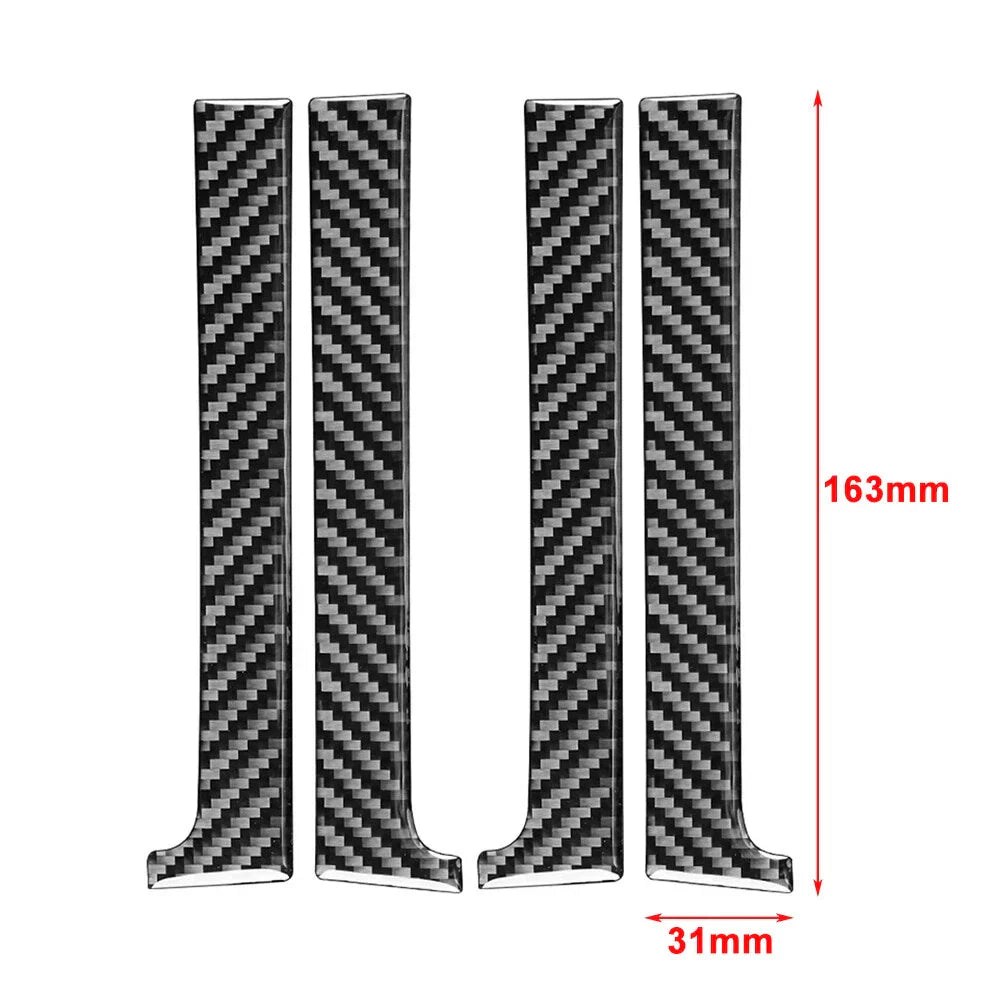 4 Pcs Carbon Fiber Door Handle Trim for Toyota Tundra (2014-2021)
