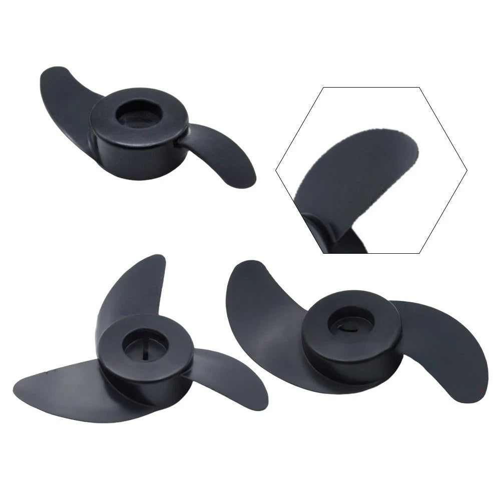 Outboard Propeller for Electric Boat Motors (Plastic, Prop Nut)