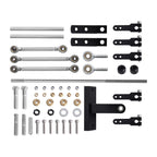 Dual Carburetor Linkage Kit for Universal Applications (Black)