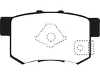 Set of 4 Rear Brake Pads for Suzuki SX4 (2007–2013) JV945PK