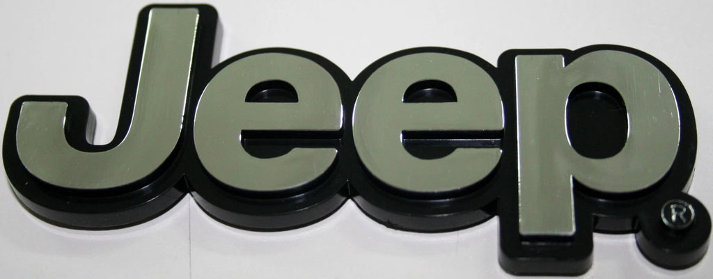 Chrome Emblem Tag for Jeep Cherokee (2014–2023) - 3M Adhesive Sticker