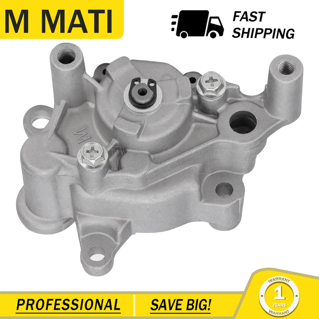 Oil Pump Assembly for Honda TRX300FW FourTrax 300 (1988–2000)