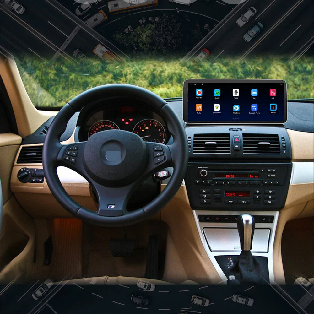 12.3" Android 13 Stereo Radio GPS Navigation for 2003-2012 BMW X3 E83
