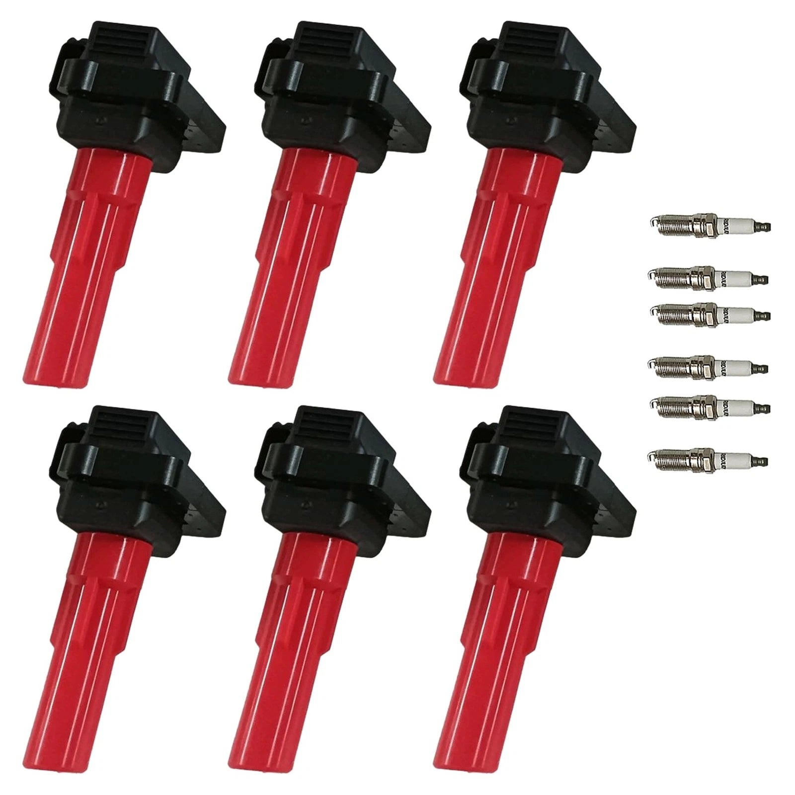 Set of 6 Ignition Coils & Iridium Spark Plugs for Subaru Outback Legacy (2000–2023)