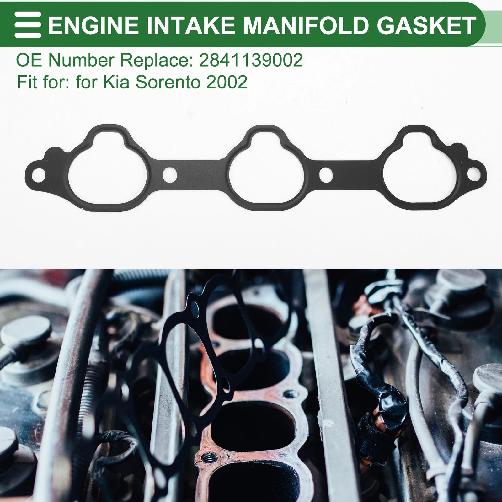 Engine Intake Manifold Gasket for Kia Sorento (2002) No. 2841139002