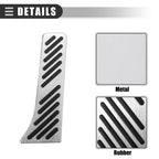 Set of 2 Brake and Accelerator Pedal Covers for Mercedes Benz Smart Fortwo (2009–2014)