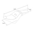 Rider Passenger Seat for Indian Scout Sixty (2015-2023)