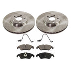 2X Brake Disc and Pad Kit for Audi Q5 A5