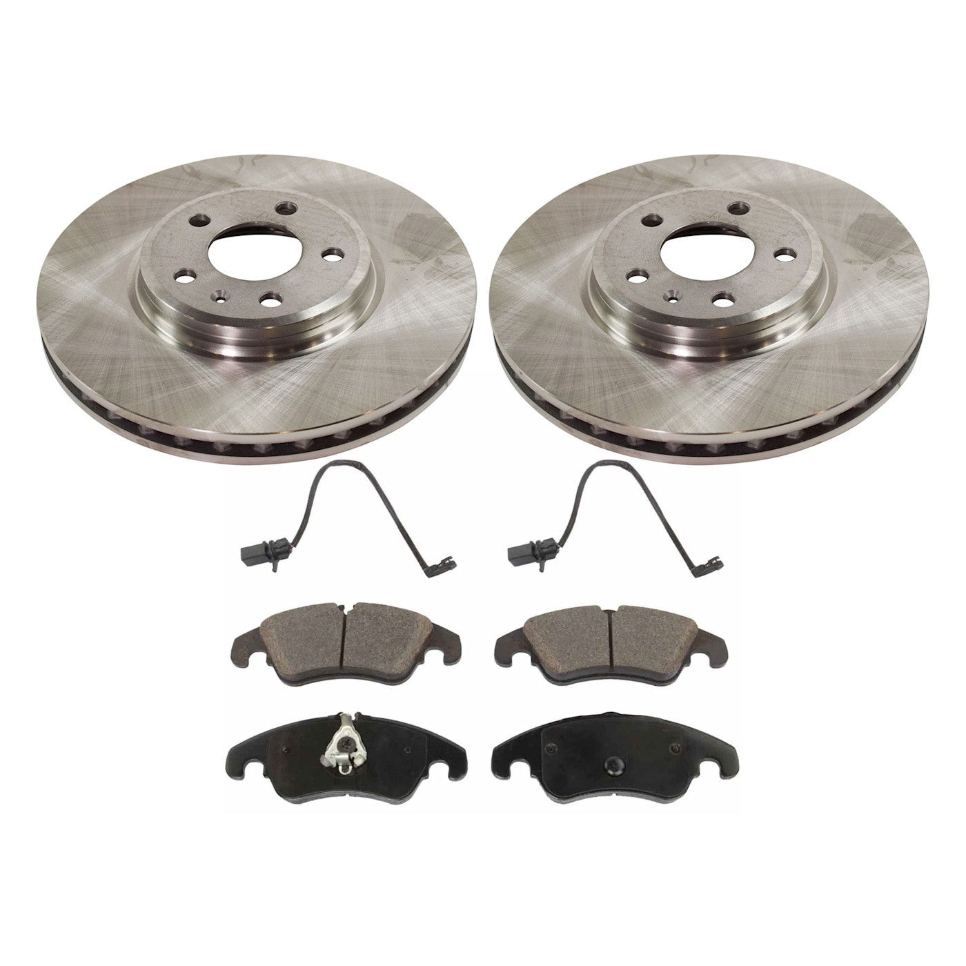 2X Brake Disc and Pad Kit for Audi Q5 A5