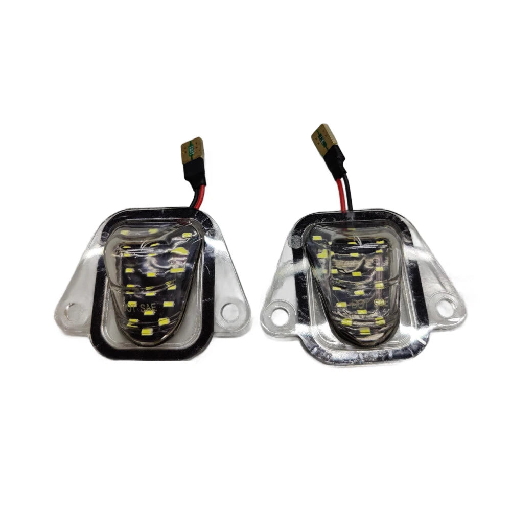 Set of 2 White LED License Plate Tag Lights for Suburban Yukon Tahoe Escalade (2007–2014)