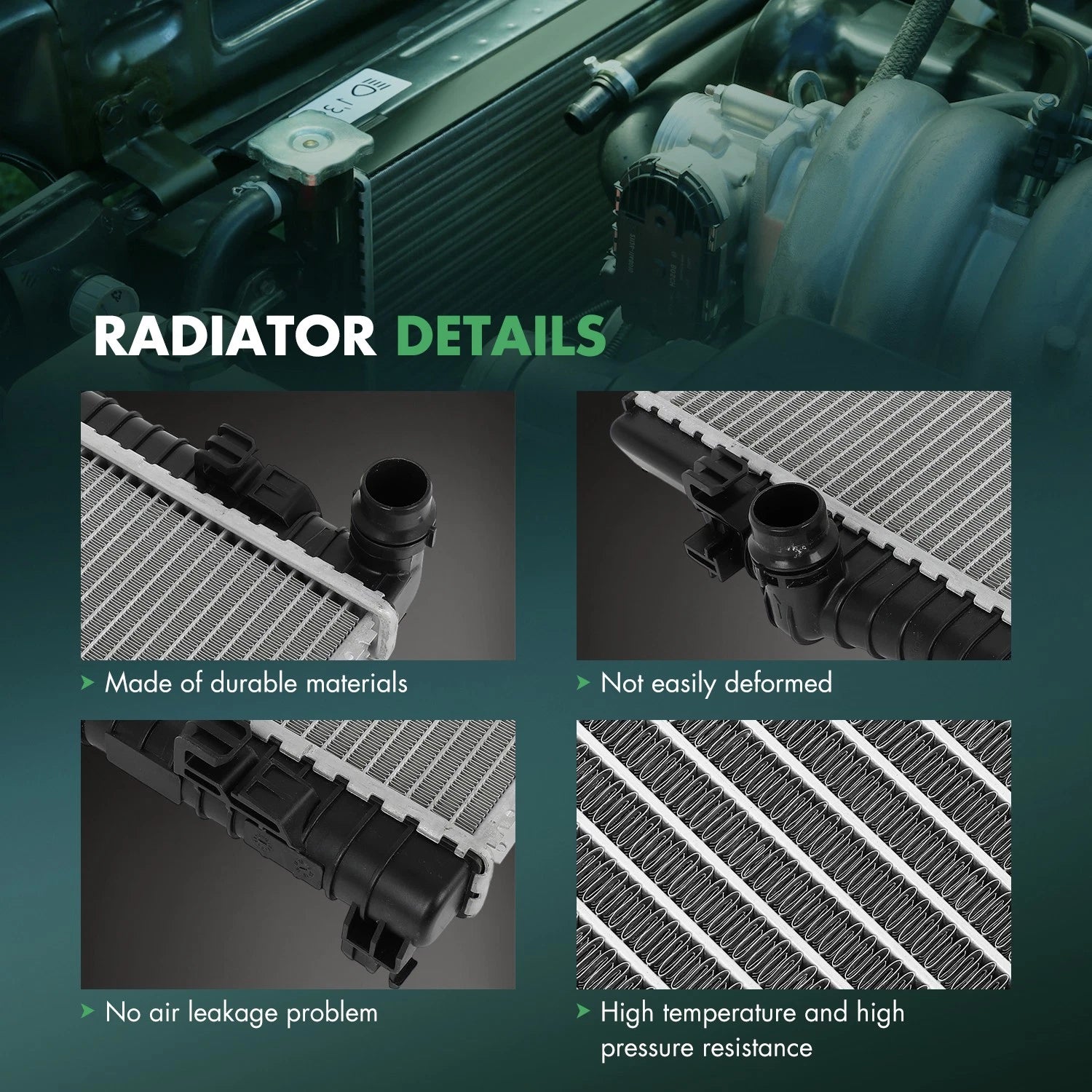Radiator for Audi A3 Quattro, S3, TT Quattro (2015–2021)