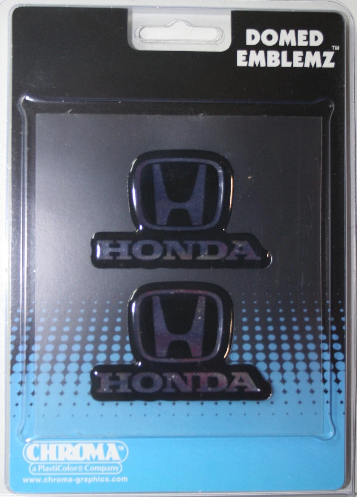 2X Chrome 3D Emblem Stickers for Honda Truck Car