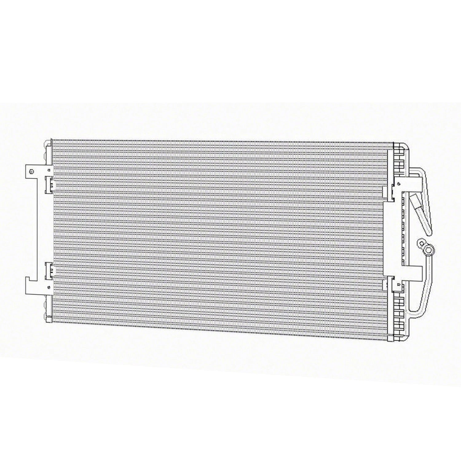Replacement A/C Condenser for 2005 Buick Allure (Canada) (2005–2005)