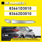Chrome Rear Right Passenger Side Exterior Door Handle for Hyundai Tucson (2016–2021)