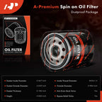 Engine Oil Filter for Ford F-150 (2011–2023) Chevrolet Silverado 1500 (2011–2023)