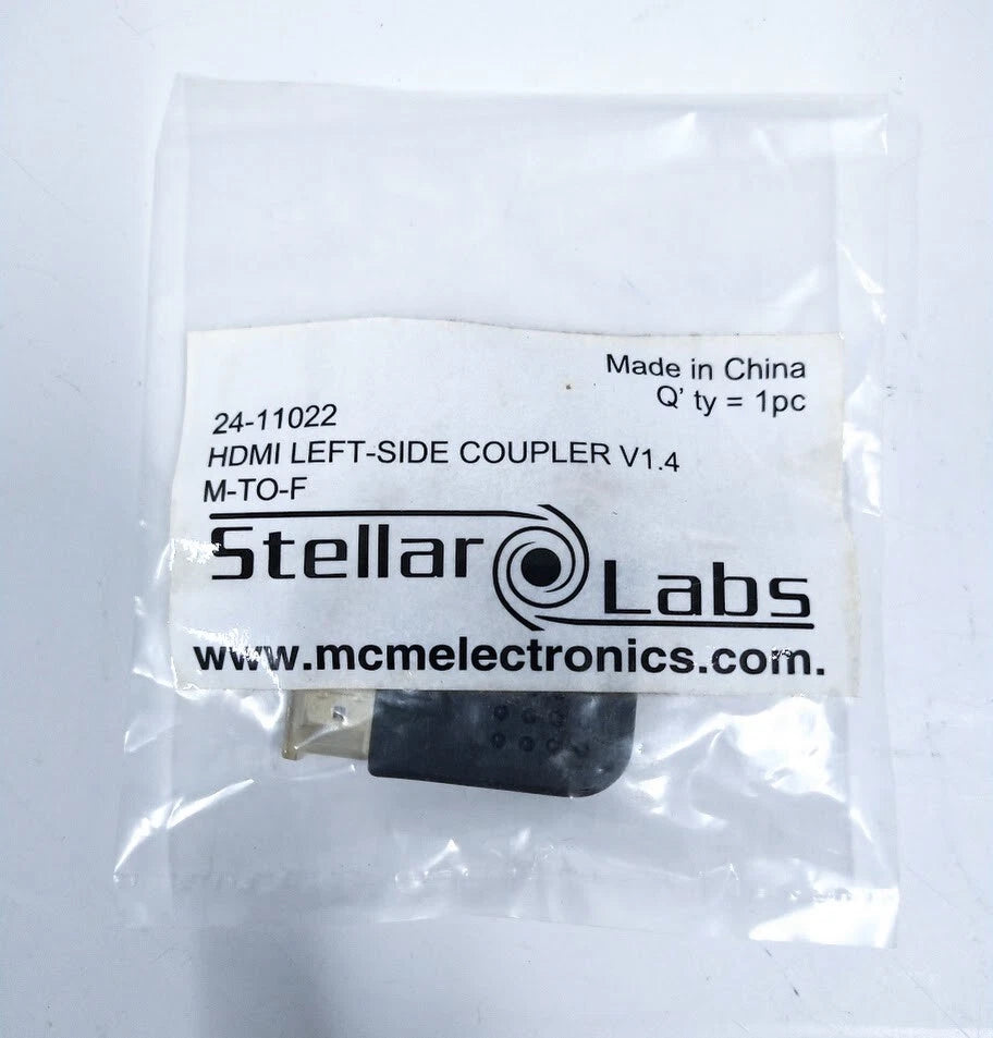 3X HDMI Left Side Coupler V 1.4 M To F for Stellar Labs 24-11022