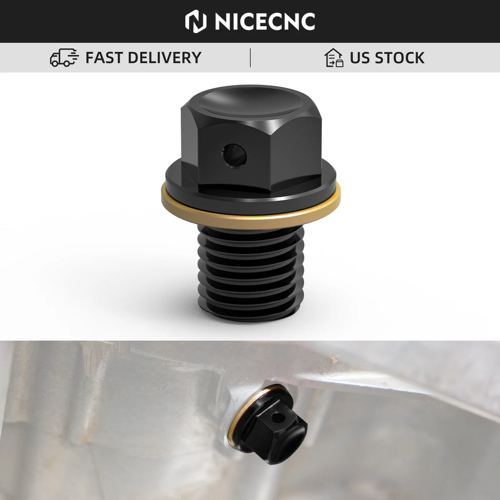 Magnetic Oil Drain Plug M12x1.5 for Kawasaki Ninja 300 400 (2014–2017) ZX10R (2004–2017)