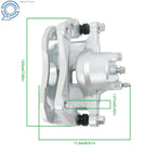 Set of 2 Front LH & RH Brake Calipers w/Bracket 18-B5032C for Mitsubishi Lancer (2008–2017)