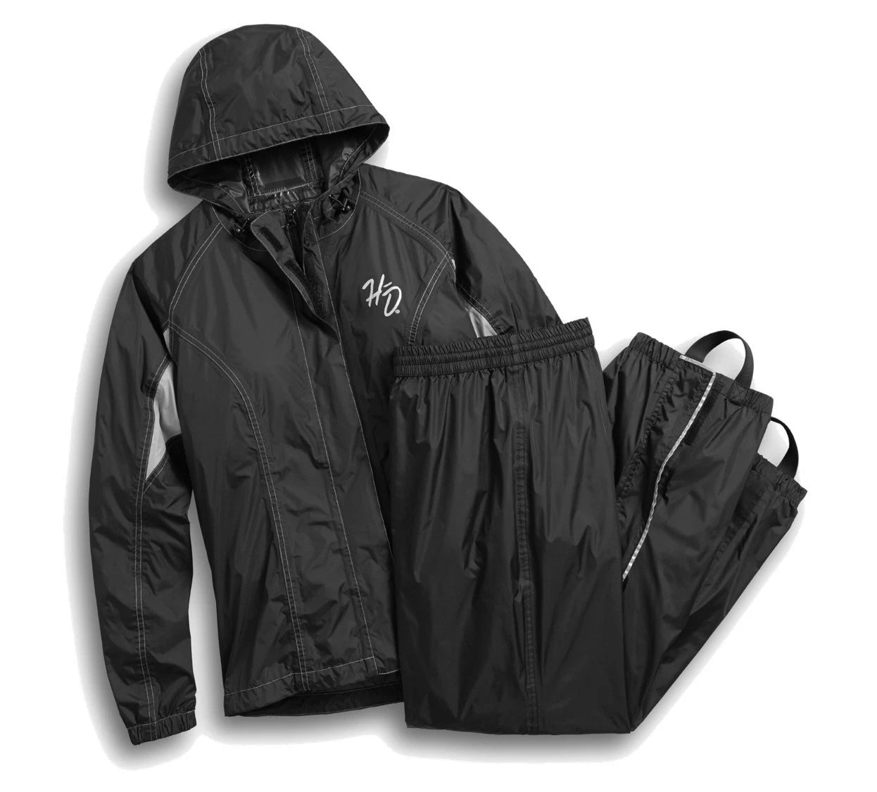 Reflective Waterproof Rain Suit for Harley-Davidson (98154-21VW) Size 3W