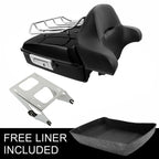 Chopped Tour Trunk Backrest for Harley Road King Glide (2014–2026)