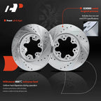 Drilled Brake Rotors & Ceramic Brake Pads for Chevy Colorado (2015–2023)