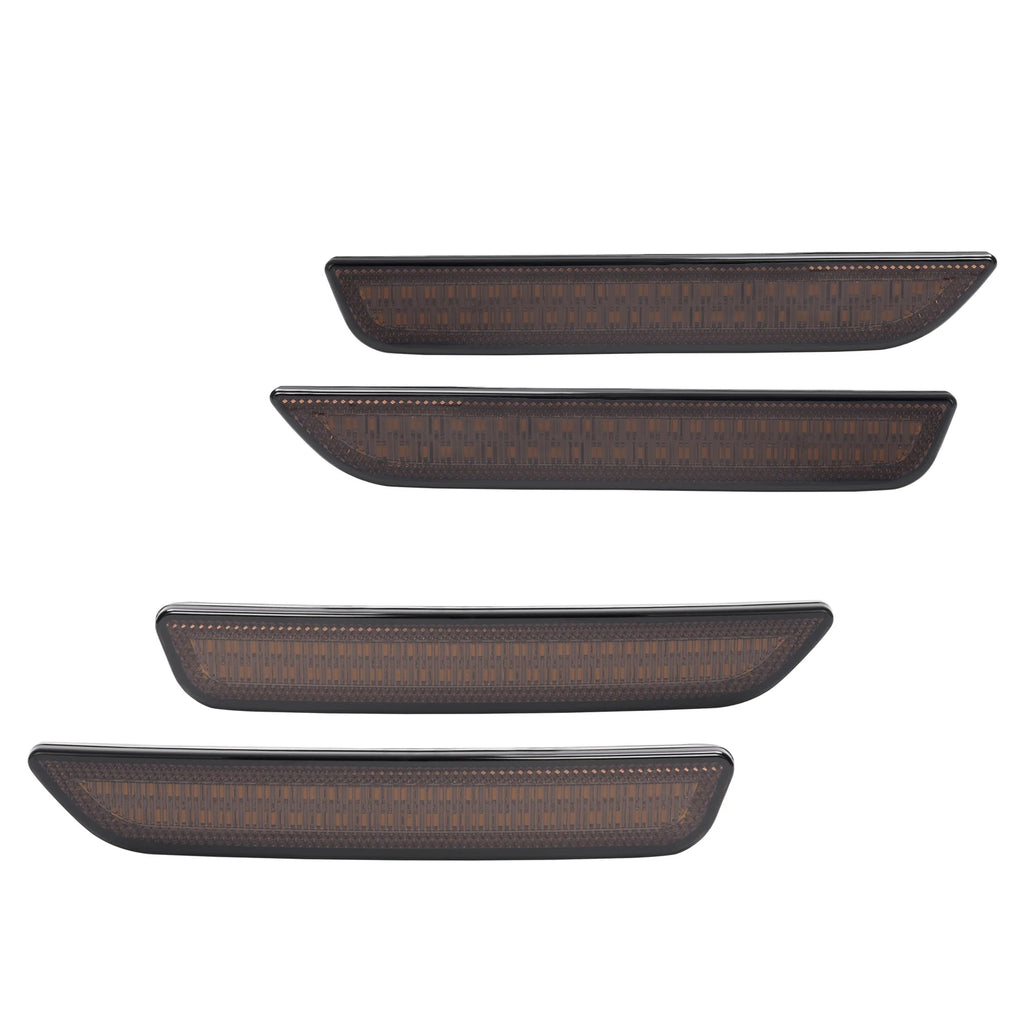 Set of 2 Smoke Lens Side Marker Lights for Ford Mustang (2010-2014)