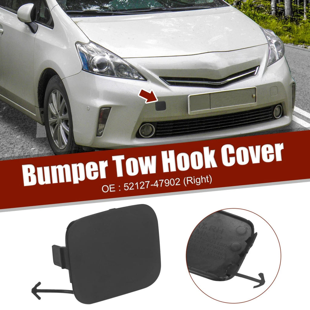 Front Right Bumper Tow Hook Cover 52127-47902 for Toyota Prius V (2012–2014)