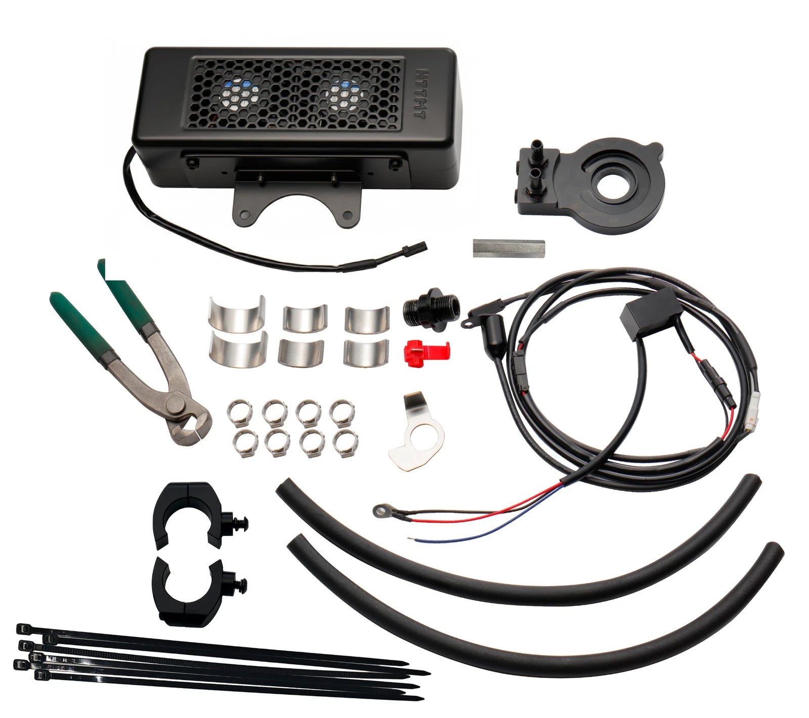 Black Reefer Oil Cooler for Harley Touring/Softail (2017–2023)