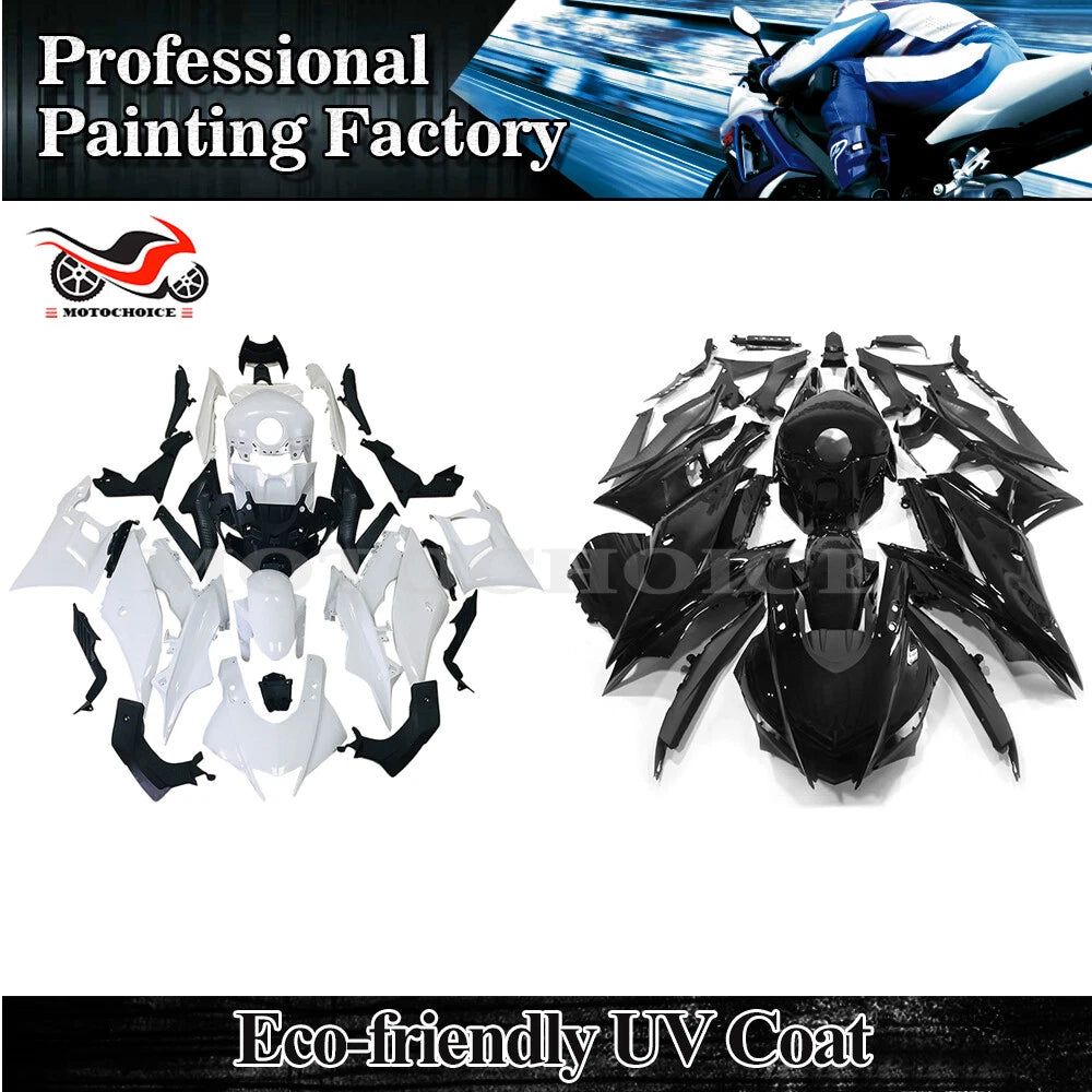 Fairing Kit for Yamaha YZF R3 / R25 (2019–2021) Unpainted Glossy Black