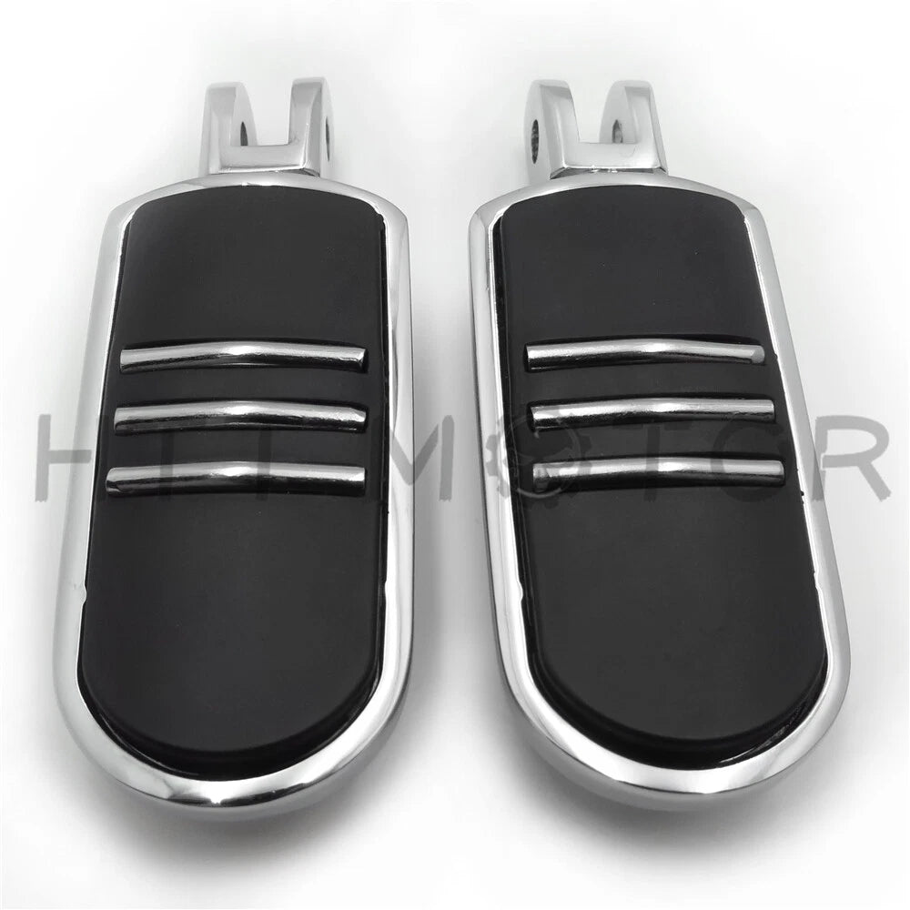 Set of 2 Streamliner Chrome Footpegs for Harley FXBB FXBR FXBRS FXLR (2018–Later)