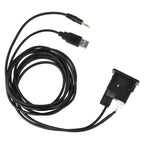AUX Interface + USB Cable for Nissan Models (2013–2019)