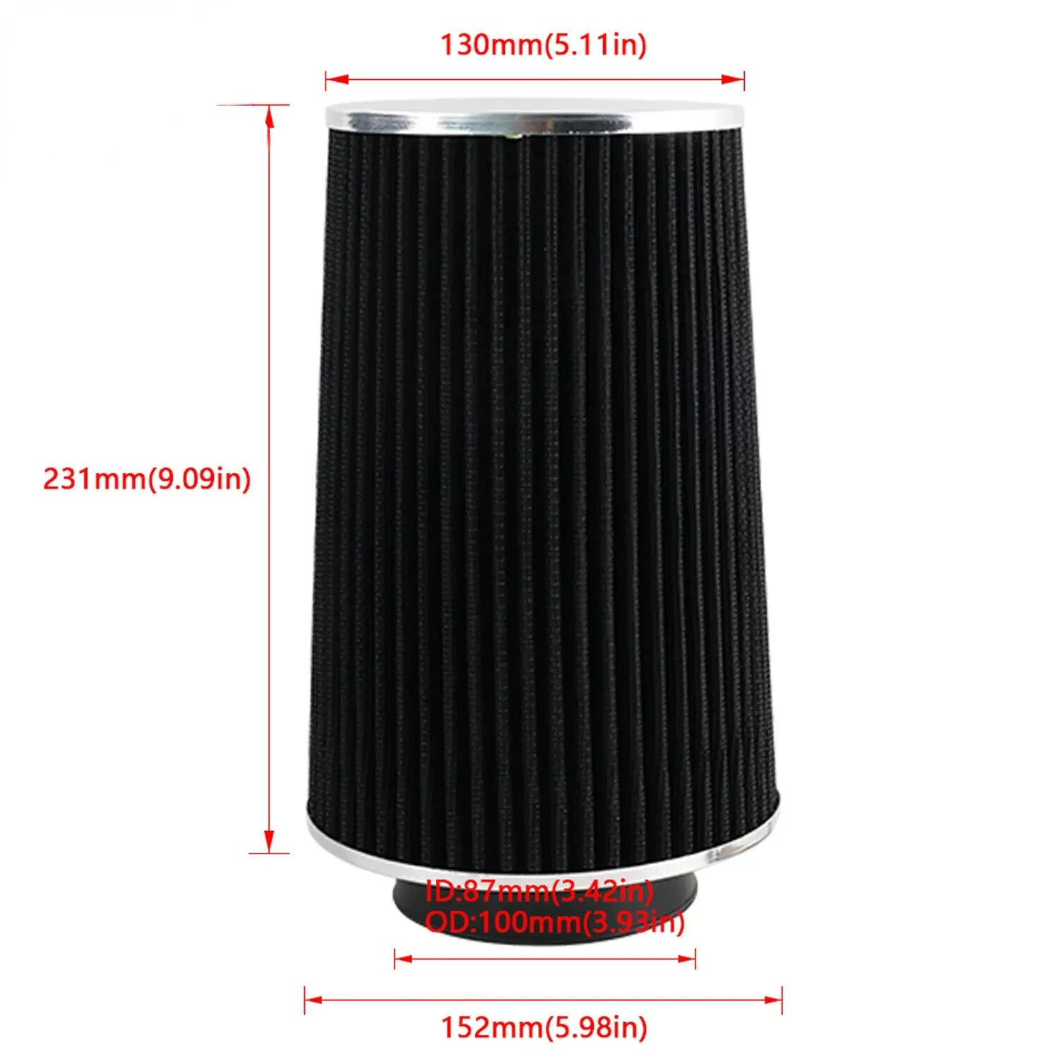 Cold Air Intake System + Filter for GMC Tahoe Yukon (2007–2008) 4.8L 5.3L V8