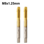 Set of 5 Coating Screw Thread Tap Drill Bits for M2 M12 Metric