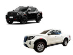 3" Fender Flares Front Set Matte Black for Nissan Navara PRO4X (2021-2022)
