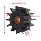 Sea Water Pump Impeller Repair Kit for Caterpillar (Replaces Jabsco 17935-0001-P)