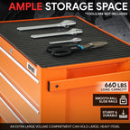 4 Drawer Rolling Tool Trolley Cabinet with Lock for Universal Use