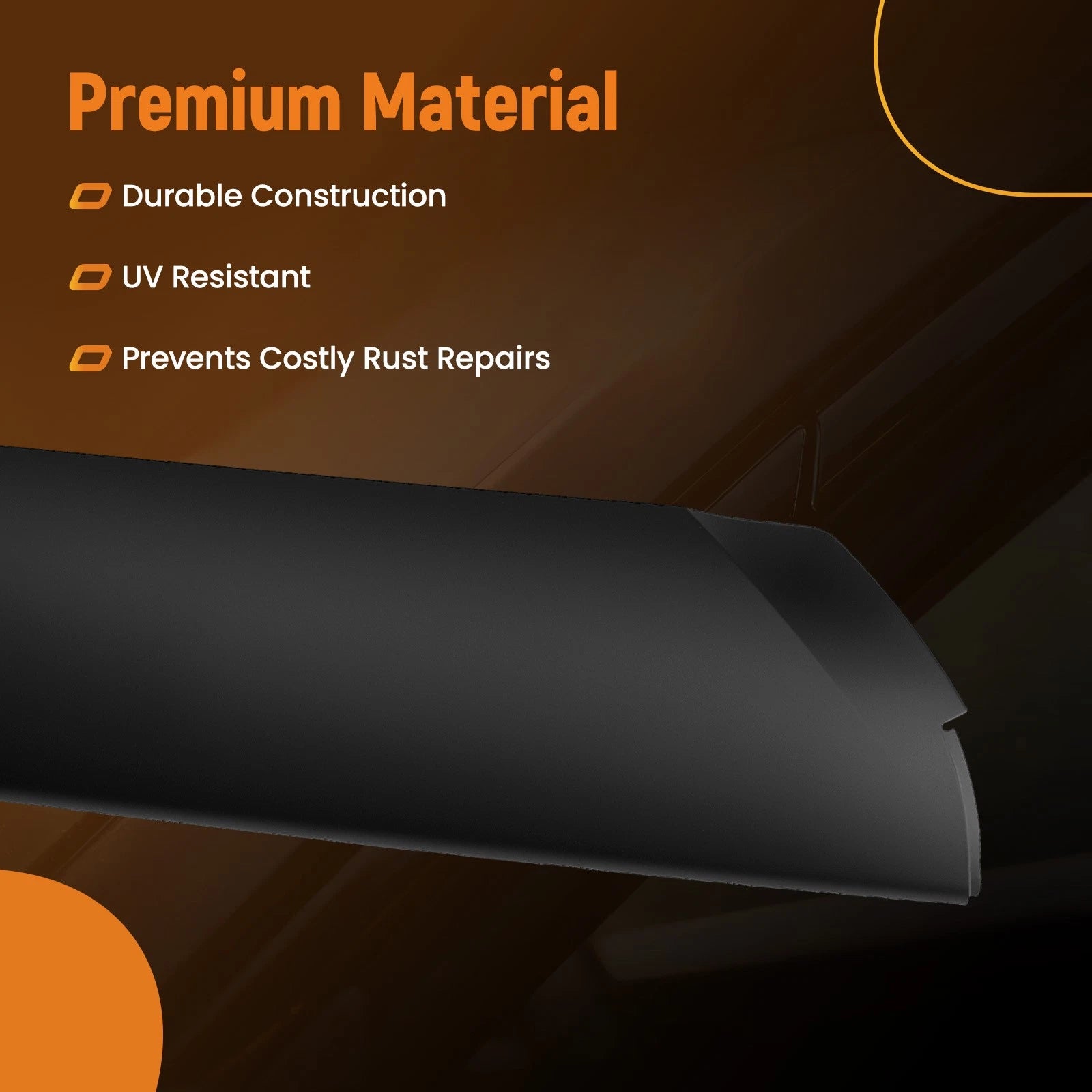 Windshield A Pillar Molding Trim DCB500172PN for Land Rover Range Rover (1999–2011)