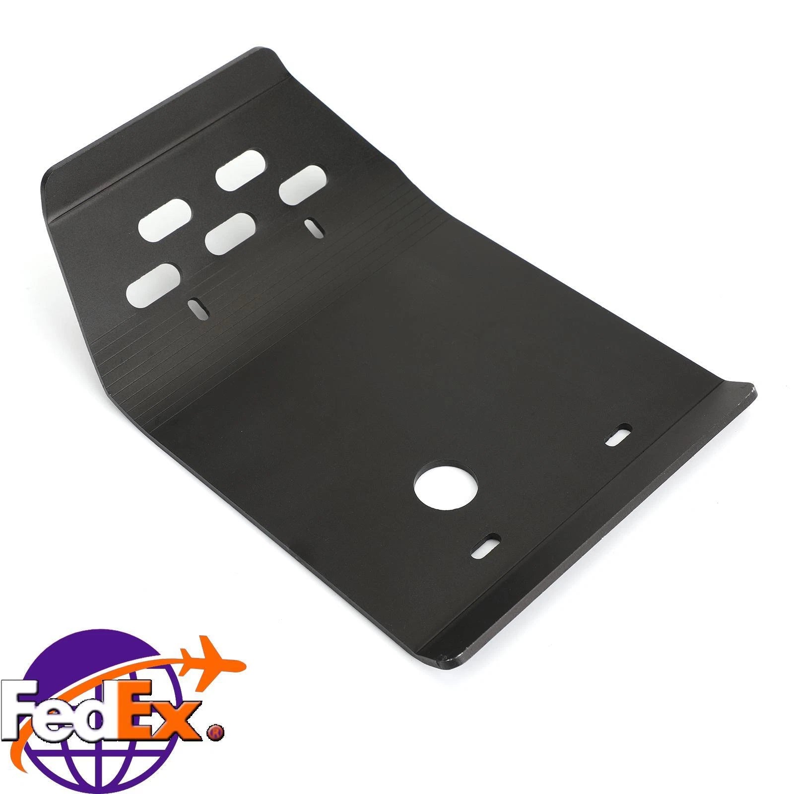 Aluminum Black Engine Skid Plate for Yamaha Tricker XG250, Serow XT250X (2004–2013)