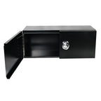 48" x 18" Black Aluminum Tool Box for Pickup Truck (Fits Most Models)