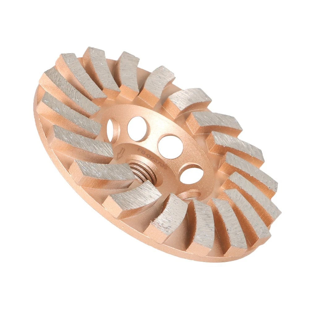 Set of 4 Grinding Wheels for Concrete and Masonry 4.5" Diameter 5/8"-11 Arbor Turbo